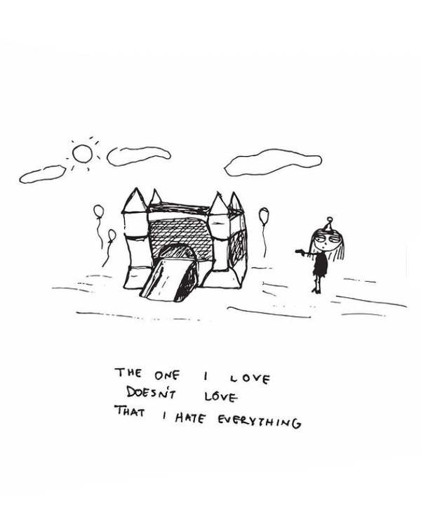 Aurora Bodenhamer The One I Love Print - Black and White | Garmentory