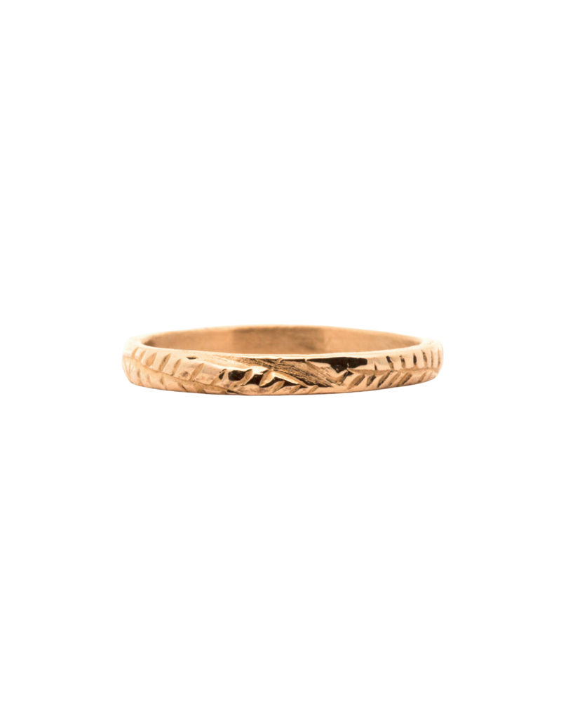 Siri Hansdotter Fern Stacker Ring - Gold Siri Hansdotter Fern Stacker Ring - Gold
