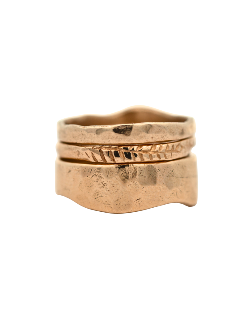Siri Hansdotter Fern Stacker Ring - Gold Siri Hansdotter Fern Stacker Ring - Gold