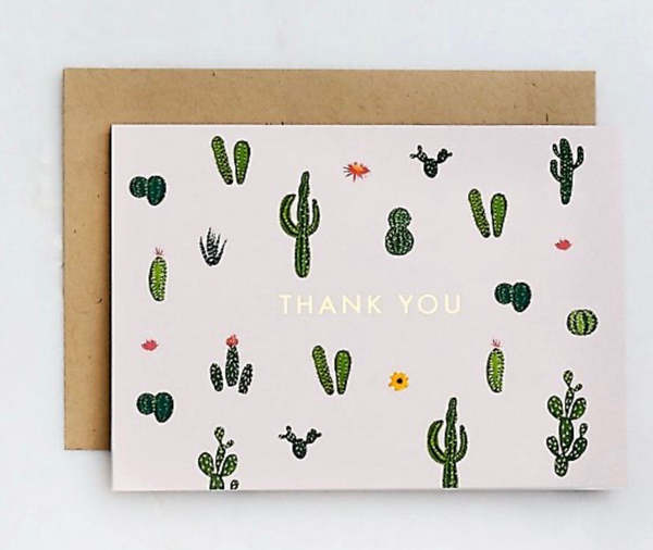 Waste Not Paper Cactus Card Set | Garmentory