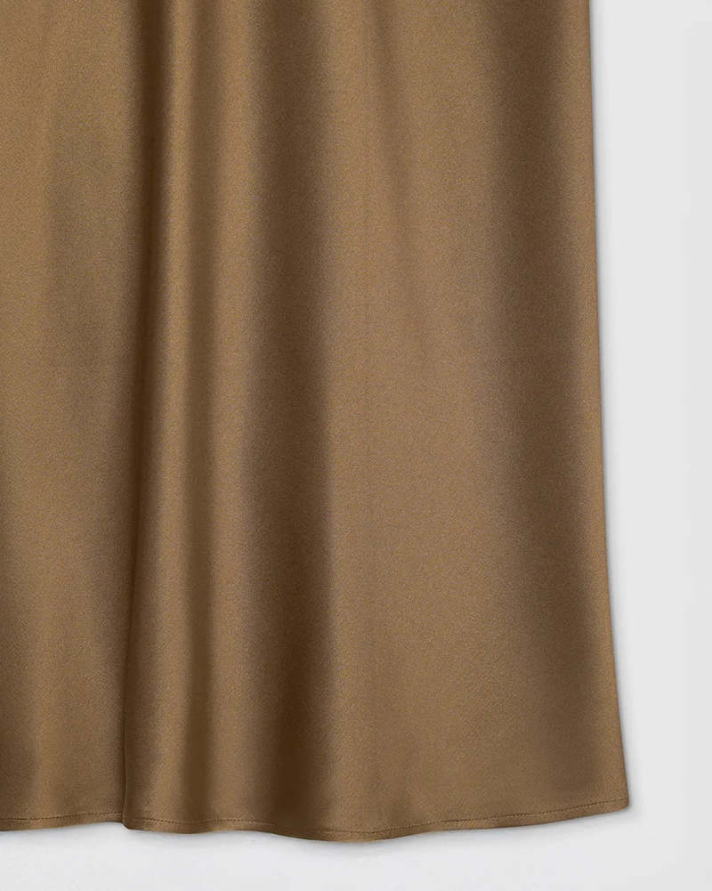 Anine Bing Bar Silk Skirt - Sepia Anine Bing Bar Silk Skirt - Sepia