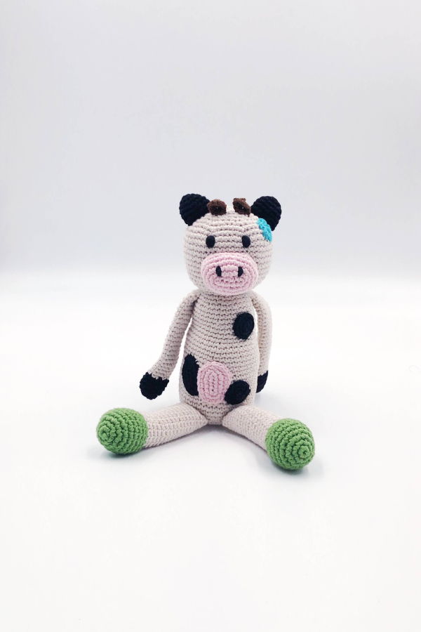 KIDS Pebble Plush Cow Toy