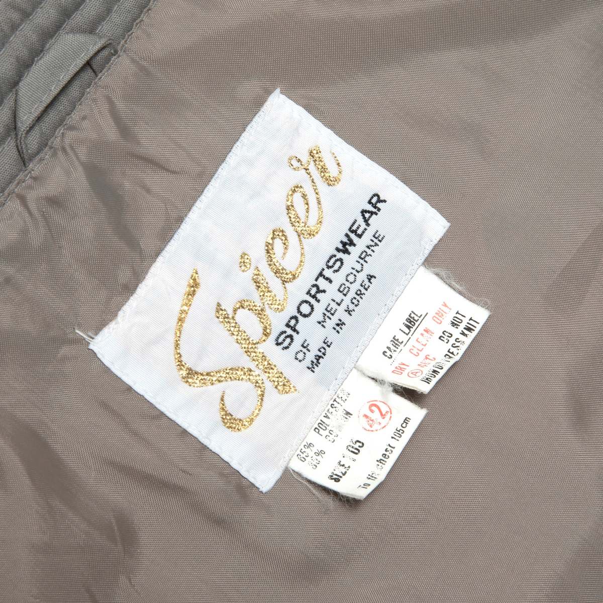 Spieer Coated Plain Weave Structured Bomber Jacket - Gray - Image 3 of 8