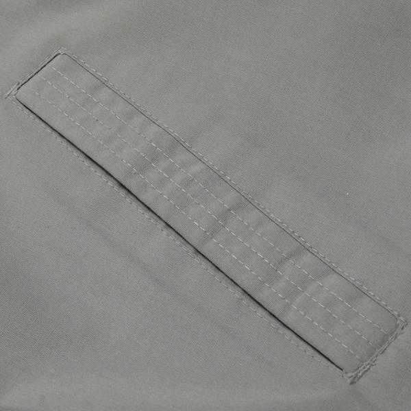 Spieer Coated Plain Weave Structured Bomber Jacket - Gray