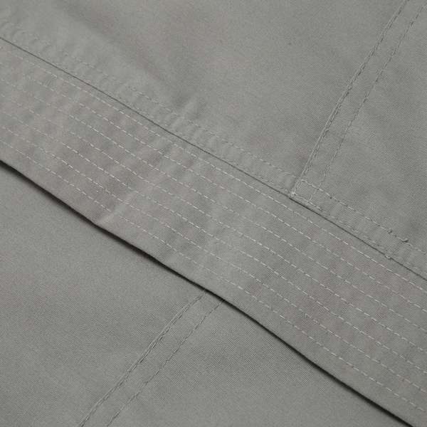 Spieer Coated Plain Weave Structured Bomber Jacket - Gray