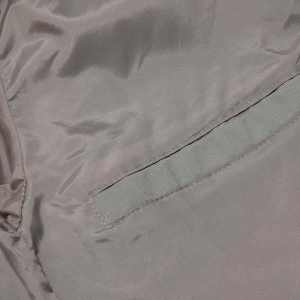 Spieer Coated Plain Weave Structured Bomber Jacket - Gray