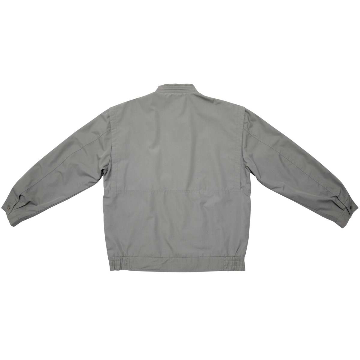 Spieer Coated Plain Weave Structured Bomber Jacket - Gray - Image 8 of 8
