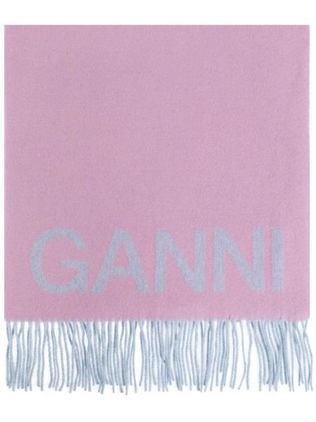 ◇Ganni◇ Fringe Wool Muffler Lilac Chiffon A6200733 MUSINSA | GANNI Fringe Wool Muffler - Lilac Chiffon / A6200733