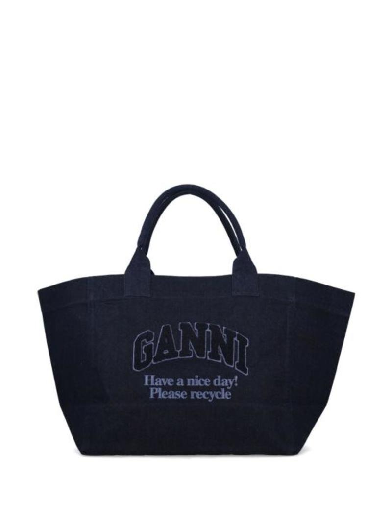 トートバッグ GANNI Woman Tote bags Black A5577 252 楽天市場】GANNI ガニー トートバッグ ラージイージーショッパー