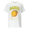 Ganni Short Sleeve T-Shirt - White - Thumbnail 1