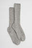 ELEVEN SIX Ali Ribbed Sock - Pale Grey Melange - Thumbnail 4