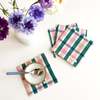 Archive New York Lola Plaid Coasters - Thumbnail 2