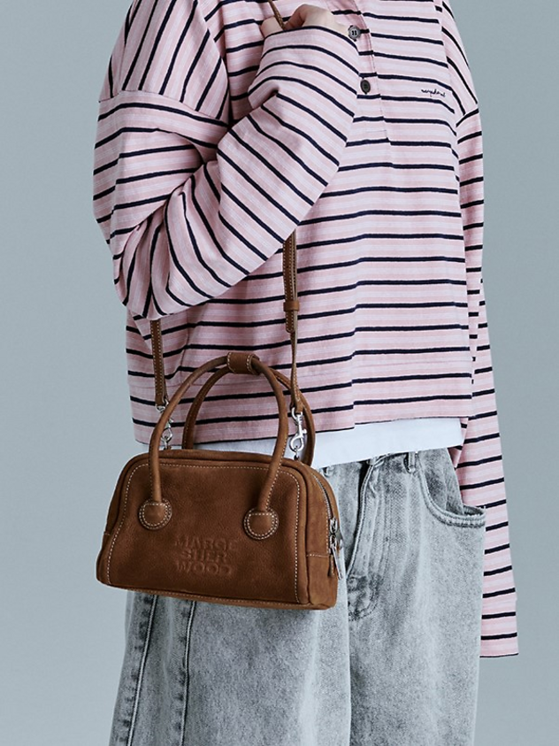 MARGESHERWOOD ミニショルダー MARGESHERWOOD][MARGESHERWOOD] SOFT TOTE MINI CROSS-BODY BAG [BLACK]