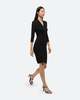 CLEMENTINE'S Helmut Lang Polo Knit Dress - Black - Thumbnail 5