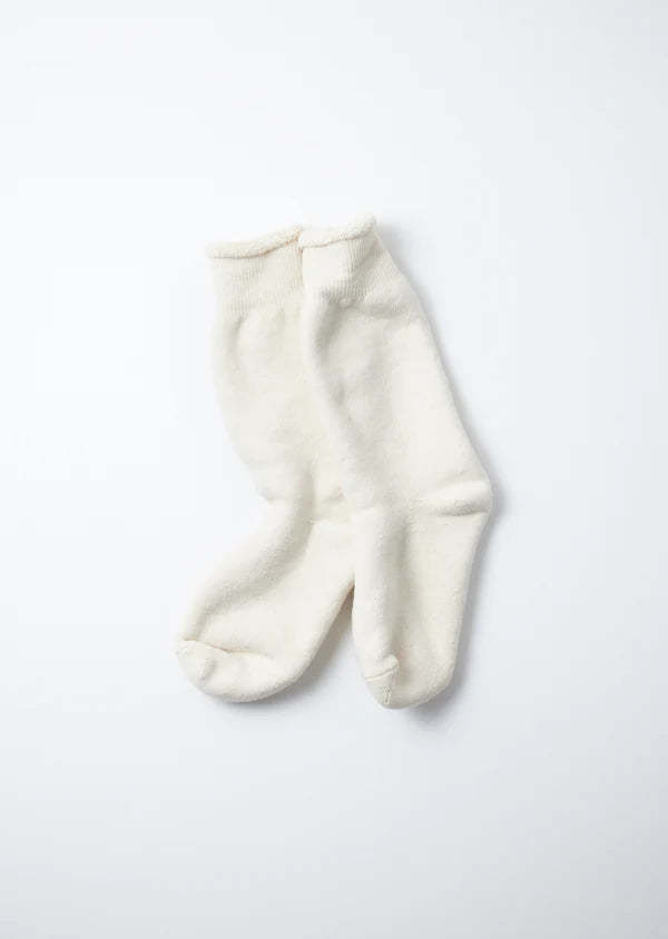 RoToTo Double Face Crew Knit Sock - Ivory RoToTo Double Face Crew Knit Sock - Ivory