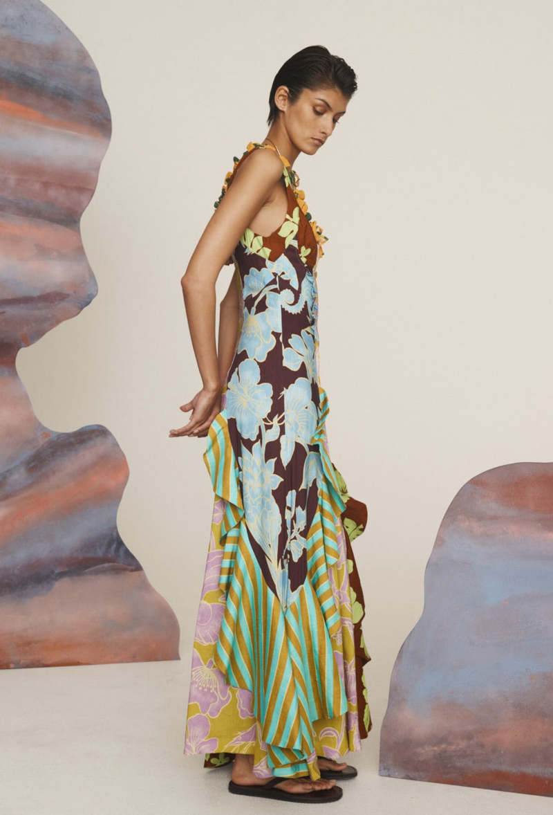 open back long sleeve midi dress Open back long sleeve gown