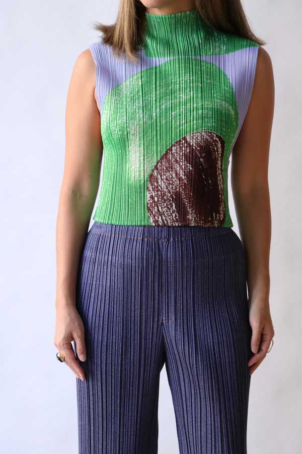Issey Miyake Pleats Please Backlight Top - Brown | Garmentory Issey Miyake Pleats Please Backlight Top - Brown | Garmentory