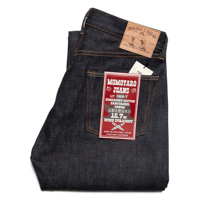 Momotaro Jeans 15.7 oz Zimbabwe Cotton Classic Straight - Indigo Momotaro Jeans 15.7 oz Zimbabwe Cotton Classic Straight - Indigo