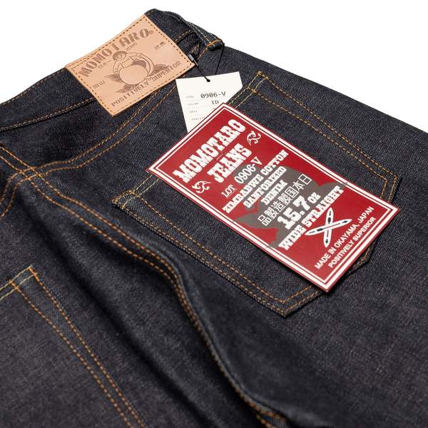 Momotaro Jeans 15.7 oz Zimbabwe Cotton Classic Straight - Indigo Momotaro Jeans 15.7 oz Zimbabwe Cotton Classic Straight - Indigo