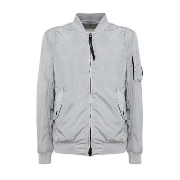 C.P. Company Leather Jacket - Drizzle