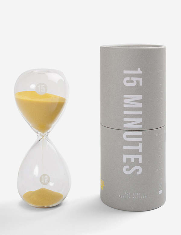 The School of Life 15 Minute Hourglass Timer
