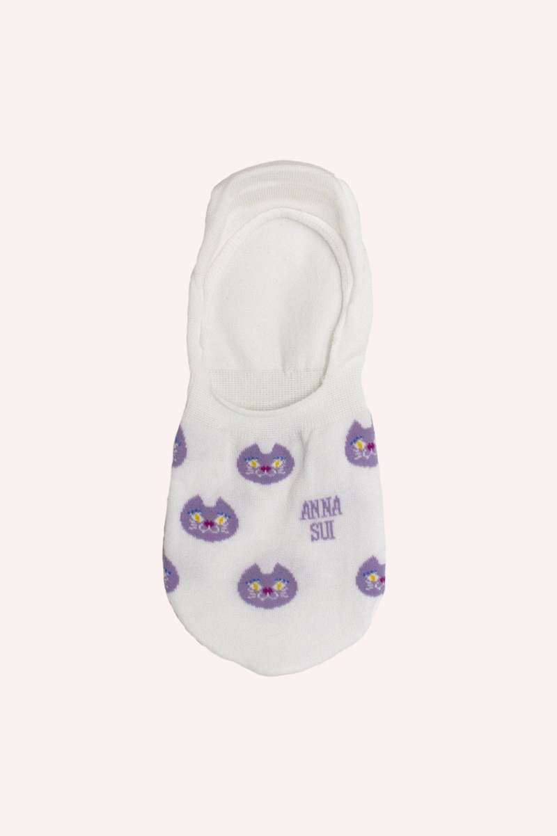 Anna Sui Cat Pattern Socks