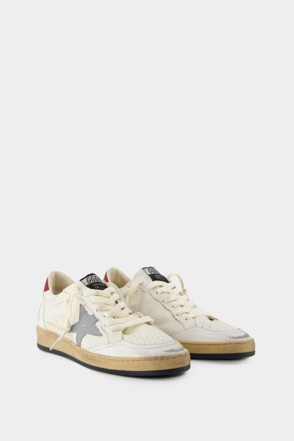 Golden Goose Sneakers - White/Silver/Blue/Red
