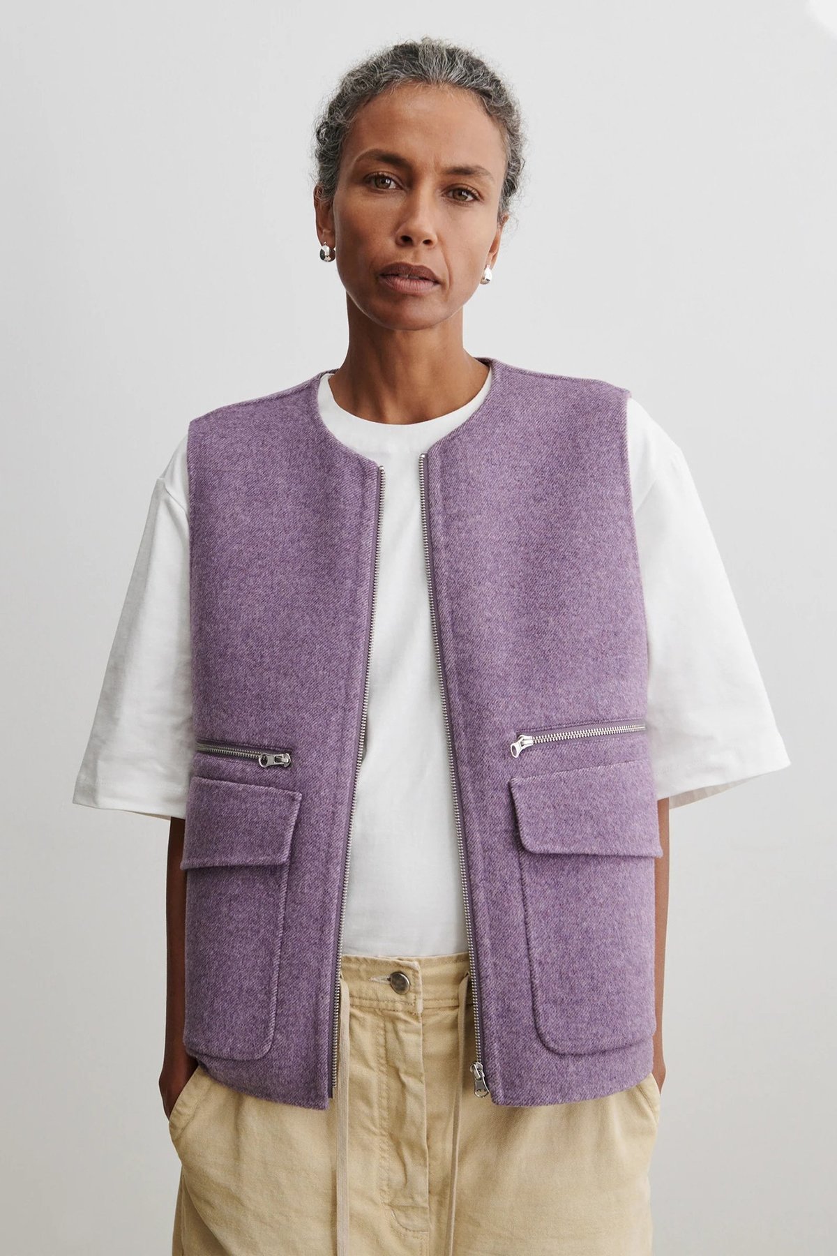 Rachel Comey Tam Vest - Lavender | Garmentory
