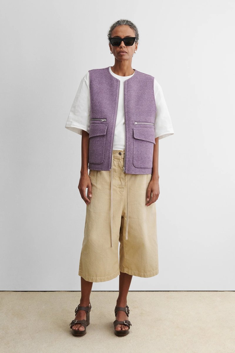 Rachel Comey Tam Vest - Lavender | Garmentory