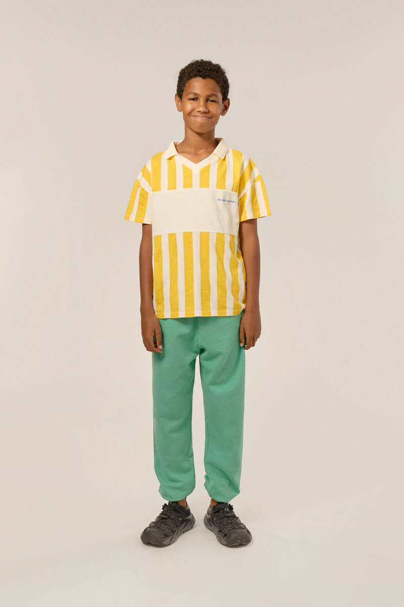 The Campamento Green Washed Jogging Trousers - Green