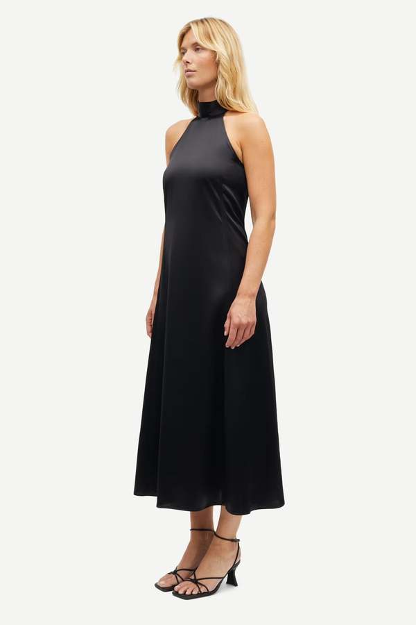 samsoe samsoe satin dress Samse Samse Satina Short Dress 16061 Black XL