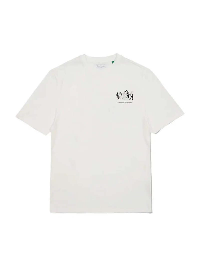 Tシャツ・カットソー EDMMOND STUDIOS MUSIC HALL T-SHIRT Edmmond Studios Music Hall T-Shirt - Off White | Garmentory