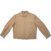 Diolen 70s Micro Mesh Lined Western Utility Jacket - Beige - Thumbnail 1