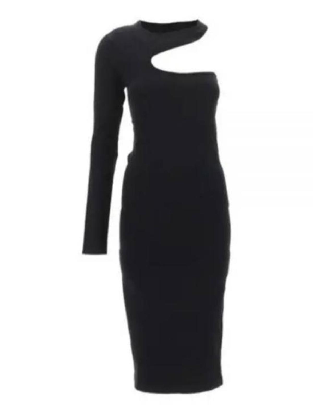 ワンピース HELMUT LANG Women Mid Skirts O05HW601 BLACK Helmut Lang Cowl Dress | HELMUTLANG.COM