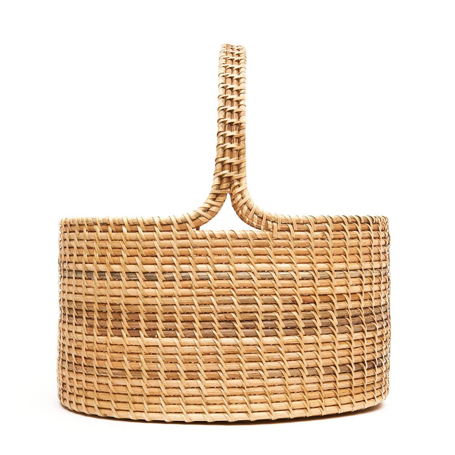 Panier Market En Rotin Marocain Vintage - Sac De Plage Fait Main, Style Boho