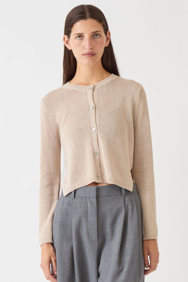 demylee Josie Cardigan - Pearl Barley