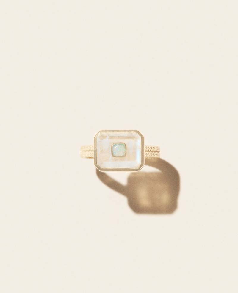 Pascale Monvoisin Anton N1 Moonstone Ring
