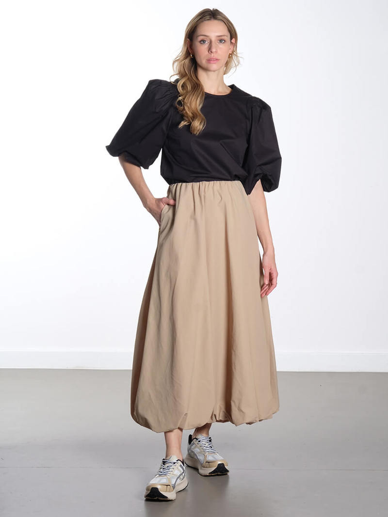 OBJECT OBJAlda Balloon Maxi Skirt - Twill | Garmentory