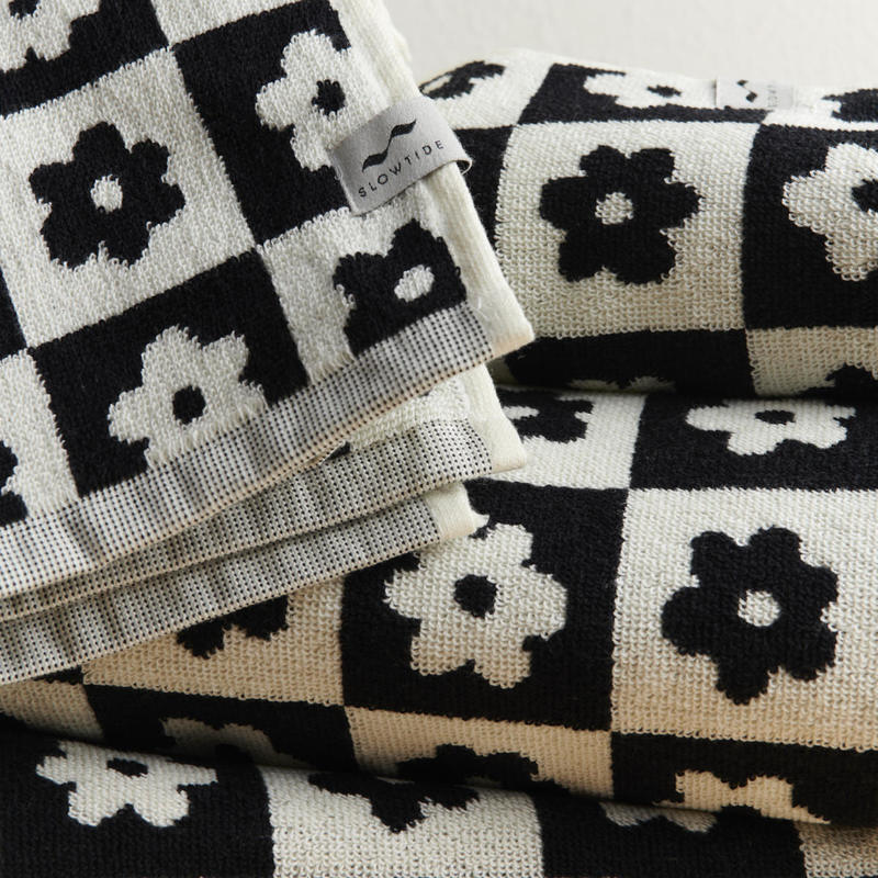 Slowtide Gigi Bath Towel - Black Slowtide Gigi Bath Towel - Black