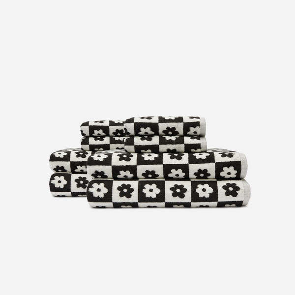 Slowtide Gigi Bath Towel - Black Slowtide Gigi Bath Towel - Black