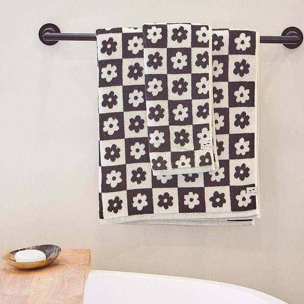 Slowtide Gigi Bath Towel - Black Slowtide Gigi Bath Towel - Black