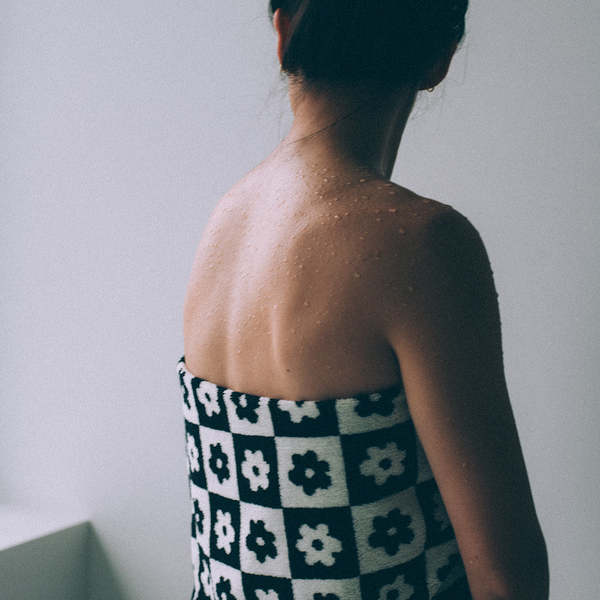 Slowtide Gigi Bath Towel - Black Slowtide Gigi Bath Towel - Black