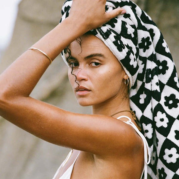 Slowtide Gigi Bath Towel - Black Slowtide Gigi Bath Towel - Black