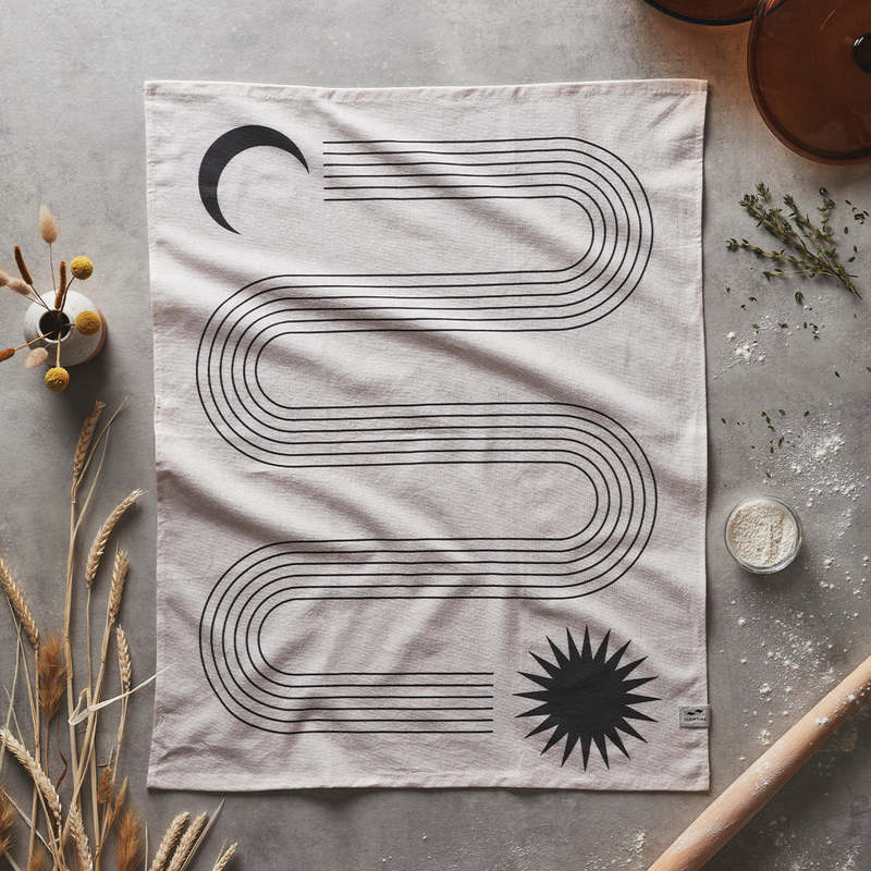 Slowtide Real Fun, Wow! Kitchen Towel