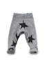 Nununu Star Baggy Footies - Heather Grey - Thumbnail 1