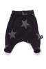 Nununu Star Baggy Footie - Black - Thumbnail 1