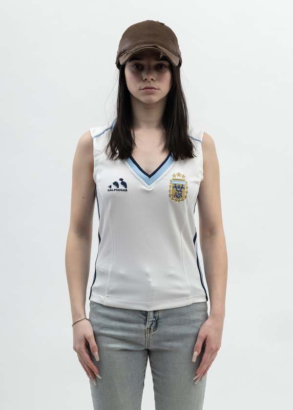 ATM Jersey Tank - White