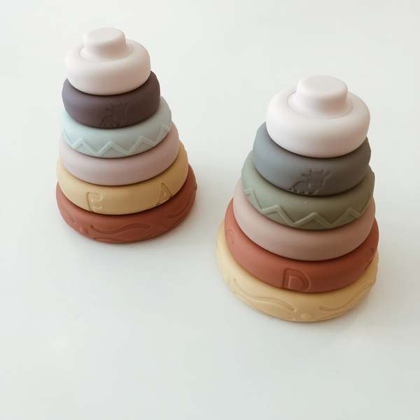 KIDS Murray & Finn Silicone Stacking Toy | Garmentory