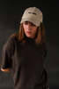 "INTENTIONALLY __________." Fun Mom Hat - Sand Hat/Black Writing - Thumbnail 1