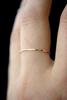 Hannah Naomi Hammered Thin Stacking Ring - Gold - Thumbnail 1